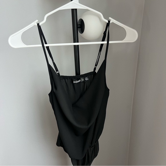 Missguided Tops - NWOT Black Cowl Neck Bodysuit